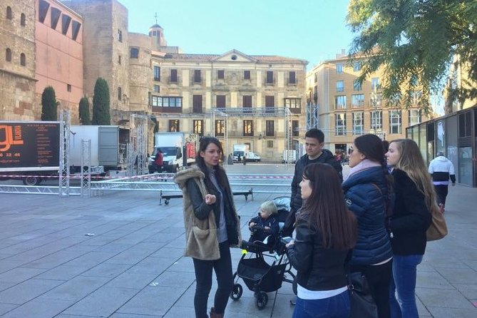 Discover Barcelona’s Gothic Quarter | Private & Semi-Private - Plaza del Dei: Columbus Meets Power, Then Cafés Take Over