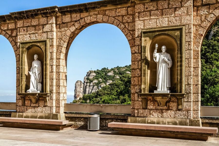 From Barcelona: Montserrat Day Trip with Optional Tickets - La Moreneta at the Basilica: the Black Madonna moment