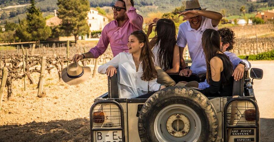 From Barcelona: Penedés Vineyards Tour by 4WD w/Wine & Cava - Can Bas Winery: 2,000-Year Vines, Subterranean Cellars, and Three Wines