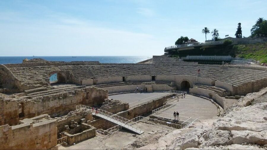 From Barcelona: Tarragona & Sitges Full Day Tour with Pickup - Tarragona Amphitheatre: ruins by the Mediterranean