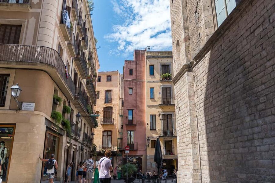 Guided tour of Barcelona in French (Old Town & Instagram spots) - Gothic Quarter essentials: Calle del Bisbe and Barcelona Cathedral