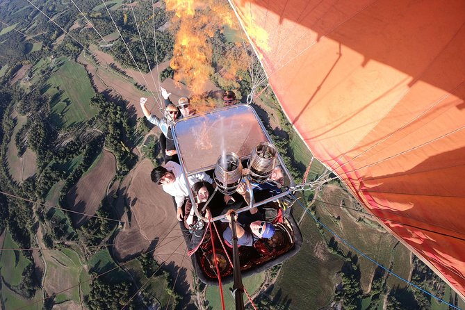 Hot Air Balloon with Champagne, Optional Photos,Video & Breakfast - Transport From the City Center and a Small Group Rhythm