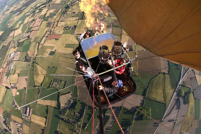 Hot Air Balloon with Champagne, Optional Photos,Video & Breakfast - The Balloon Flight Over Vic and the Valley: Calm Air and Real Perspective