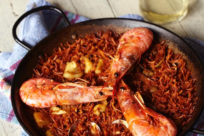 Interactive Paella & Market: Bottomless Wine & Rambla Views - Catalan cream and the win of eating what you made