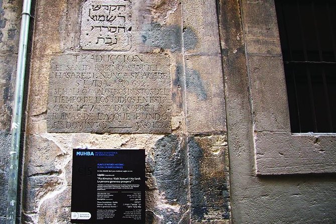 Jewish Quarter of Barcelona Private Tour with Hotel Pick-up - The Ancient Synagogue stop: what’s included, what to watch for