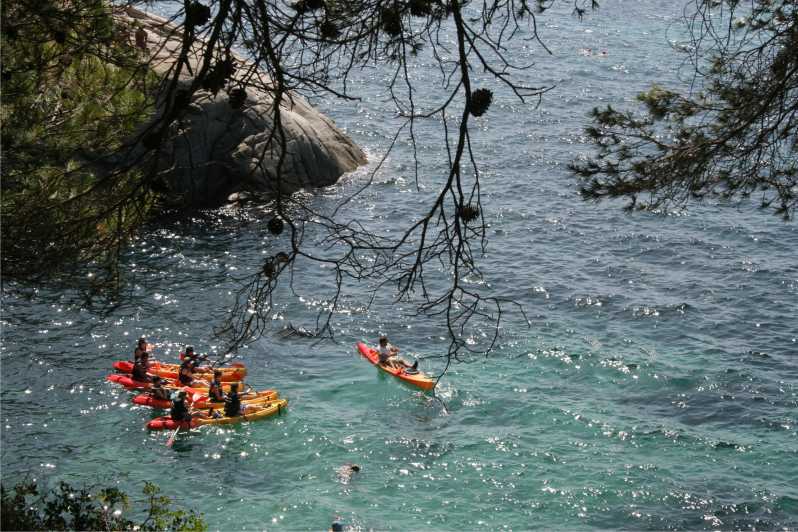 Kayak and Snorkel in Playa de Aro, Costa Brava - Entering the Water at Kayak & Paddle Surf Cavall Bernat