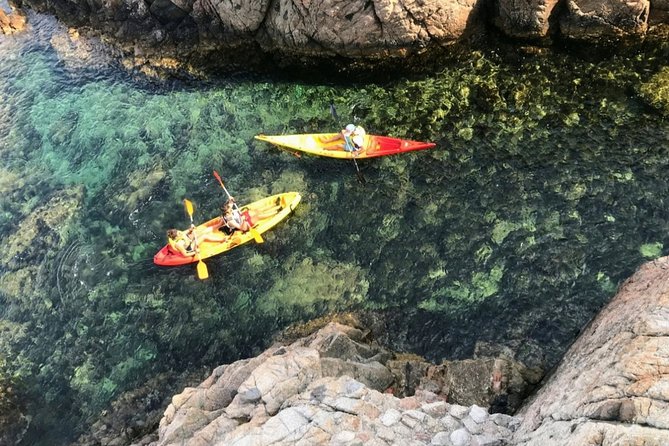 Kayak excursion in Playa de Aro - From the Port to S’Agaró: Paddling the Camino de Ronda by Sea Kayak