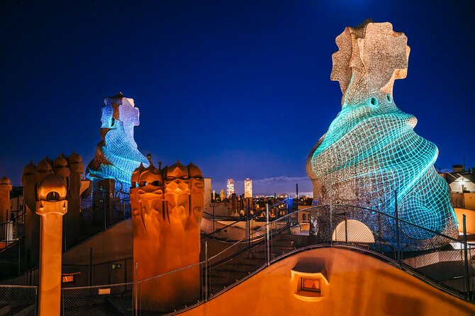 La Pedrera - Casa Mila Night Experience - La Pedrera After Dark: Why the Rooftop Show Works So Well