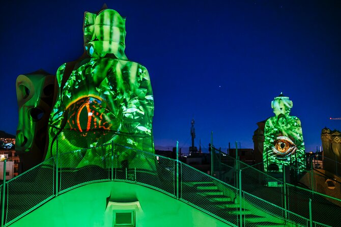 La Pedrera - Casa Mila Night Experience - Cava on the Provenca/Privenca Patio: A Relaxed Ending With a Nice View