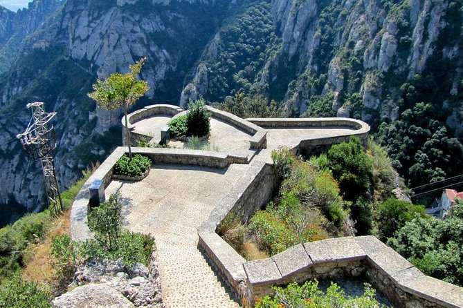 Montserrat Private Tour by Train from Barcelona - San Miguel Viewpoint: the easiest win for photos and calm