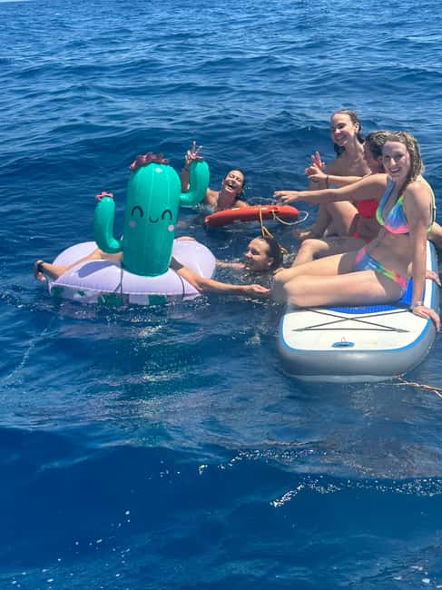 New Sailing / Boat Tour All Included - Open-sea swimming stops: deep water, plus paddle boards and floats