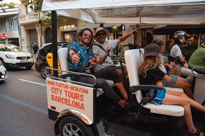 Official Tuk Tuk BCN l Barcelona 3 Hours City Tour - Stop 1: Sagrada Família up close from a guided tuk-tuk ride