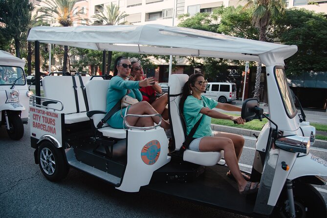 Official Tuk Tuk BCN l Barcelona 3 Hours City Tour - Past the beach and through the 1992 waterfront era