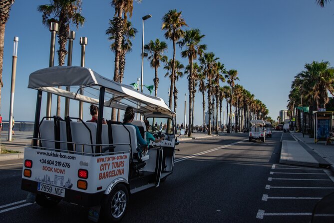 Official Tuk Tuk BCN l Barcelona 3 Hours City Tour - Olympic Stadium and MNAC steps: history plus viewpoints