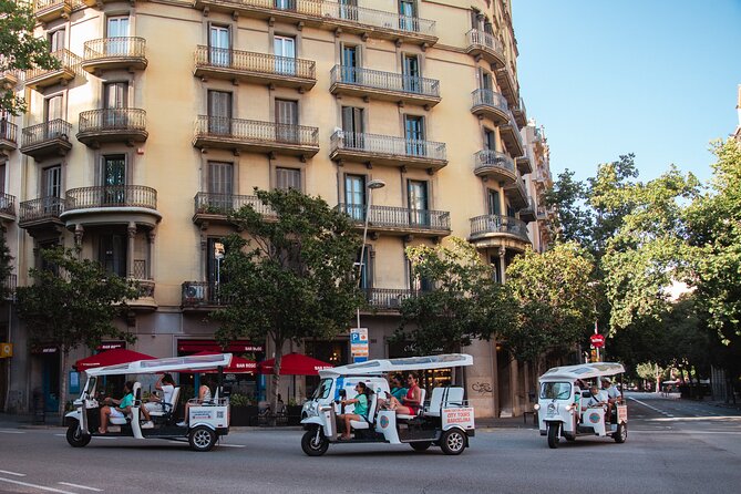 Official Tuk Tuk BCN l Barcelona 3 Hours City Tour - Getting started at Sagrada Família and ending at Plaça de Catalunya