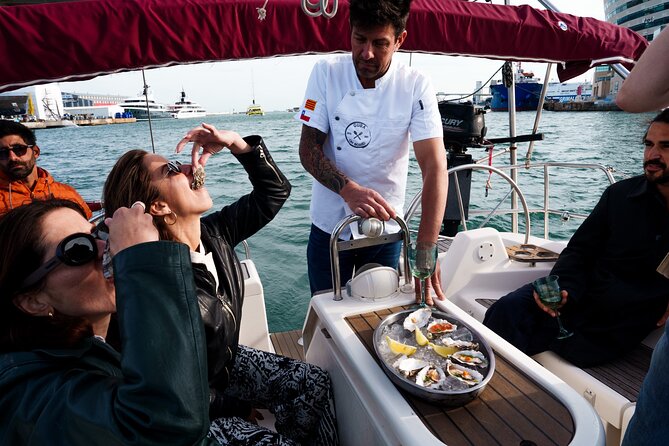 Oyster Odyssey Barcelona's Premier Sailing and Seafood Adventure - Private Boat Feel With a Small Group (Up to 10)