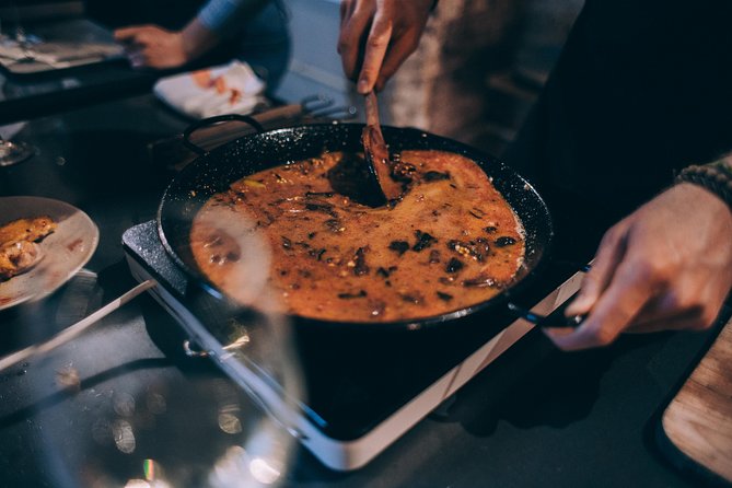 Paella Cooking Class with Professional Chef: Four Course Dinner - The hands-on paella workshop: your station, the chef’s 10 steps, and timing