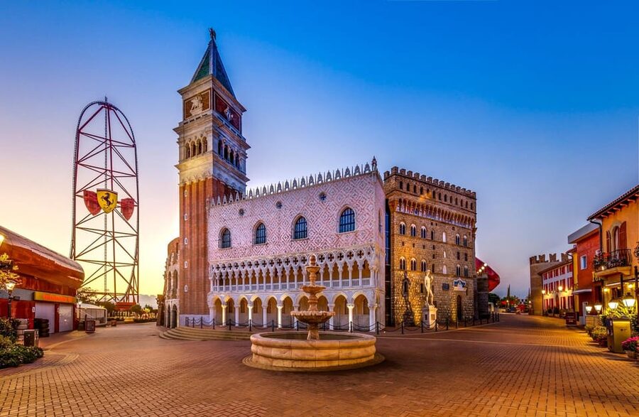 PortAventura and Ferrari Land: Full-Day Trip from Barcelona - Ferrari Land: Red Force, an F1-style driving setup, and Italy streets