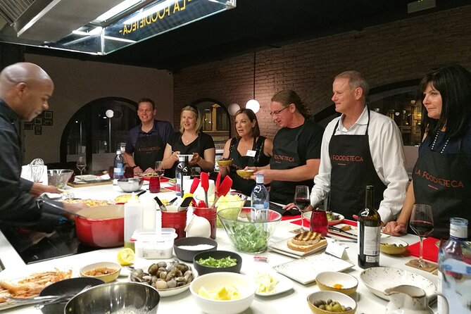 Premium Cooking Class in Designer Loft: Paella & Spanish Tapas - Tapas and technique: how the chef keeps the class practical