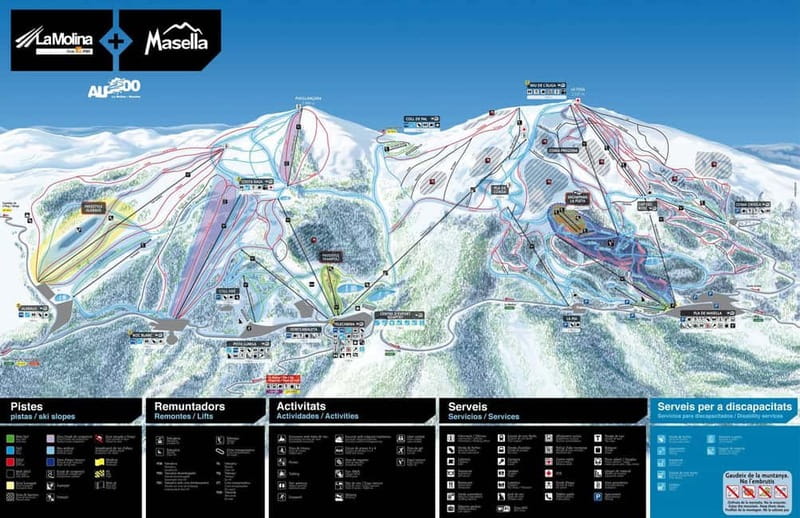 Private Andorra or Pyrinees Ski / Snowboard Tour Day trip - Entering the slopes with a guide for two hours