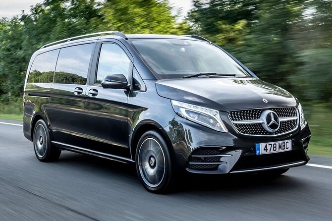 Private Barcelona Airport–City Transfer E-Class, V-Class, Minibus - The ride into Barcelona: direct, air-conditioned, and useful
