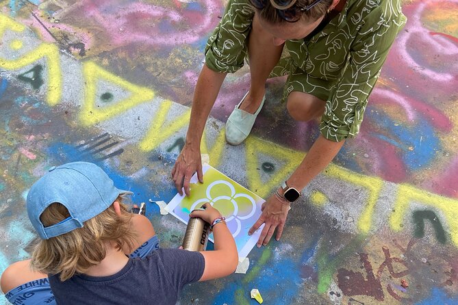 Private Barcelona Street Art Workshop with a Street Artist - Jardins de les Tres Xemeneies: where you paint your mural