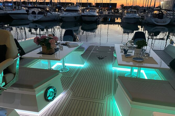 Private Charter in Catamaran Alexa by Barcelona 12 pax 2/4/8 HS - Port Olímpic to the Skyline: The Vibe on Catamaran Alexa