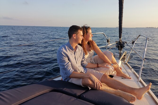 Private sailing trip from Barcelona with open bar - Private Open-Bar Sailing Off Barcelona’s Port Olímpic
