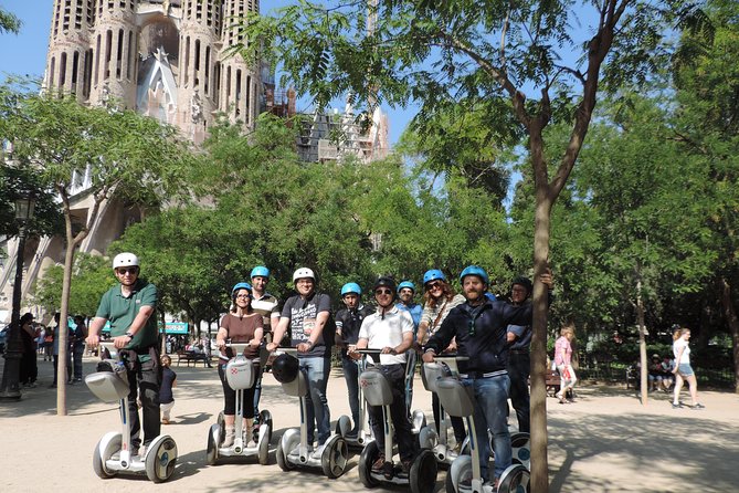 Sagrada Familia - 2H Segway Tour - Getting comfortable fast: helmets, ID, and Segway rules