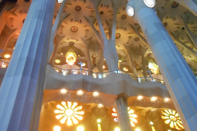 Sagrada Familia and Barcelona Highlights: Private Guided 4-Hour Driving Tour - Entering Sagrada Familia with timed tickets (and a guide who reads the building)