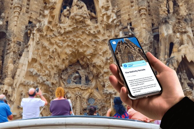 Sagrada Familia External Audio Tour - The 3 Iconic Facades - How the Smartphone Audio Tour Keeps You on Track