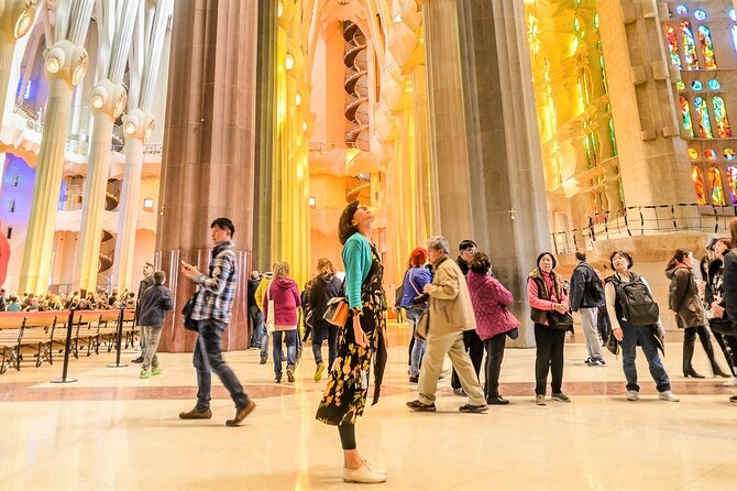 Sagrada Familia Skip the Line Ticket with Official Guide - Stop 2: Entering the basilica—stained glass and the forest of columns (about 1 hour 30 minutes)