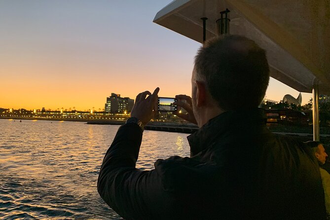 Sunset at PREMIUM Boat in Barcelona - Olympic Port Check-In: Getting Onboard Without Stress
