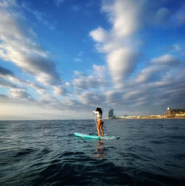 Sunset+paddle surf with music+fotos&videos Barceloneta+snack - Key Highlights I’d Prioritize