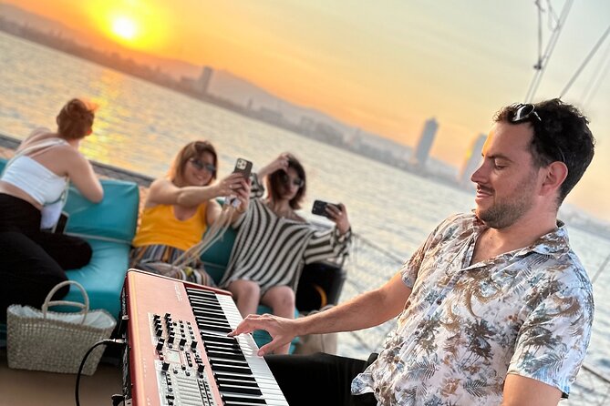 Sunset Sailing in Barcelona & Live Music by Aperol - Live music onboard: fun entertainment, not a full concert