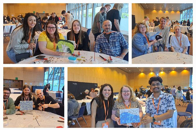 Teambuilding Barcelona: Create the logo of your company in mosaic - Mosaiccos in Ciutat Vella: a good base for a focused session