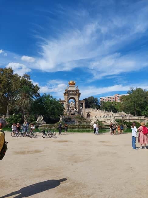 Tour of Barceloneta and the Citadel Park - Entering Citadel Park: greenhouses, shade, and the Fontserè Waterfall