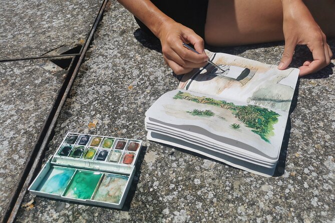 Workshop to learn Drawing and Watercolor in charming places - Watercolor class: turning your sketch into color you control